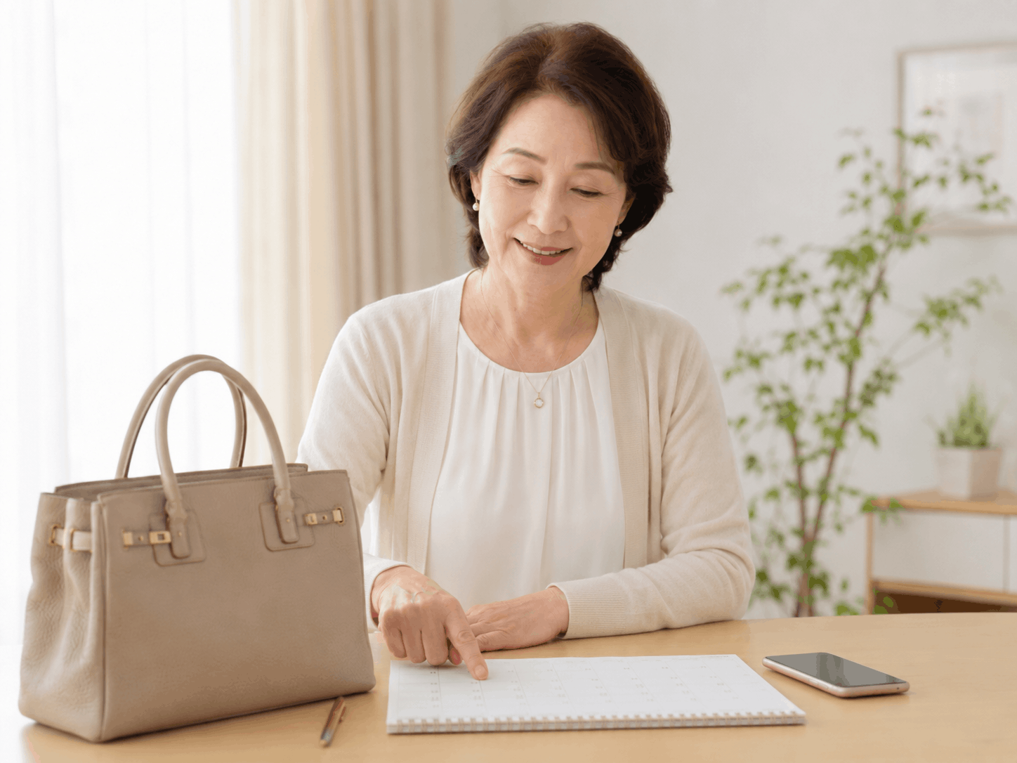 出張買取の日程を調整するイメージ